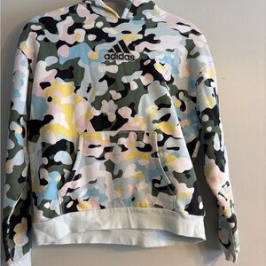 Adidas Kids Multicolor Camo Hoodie
